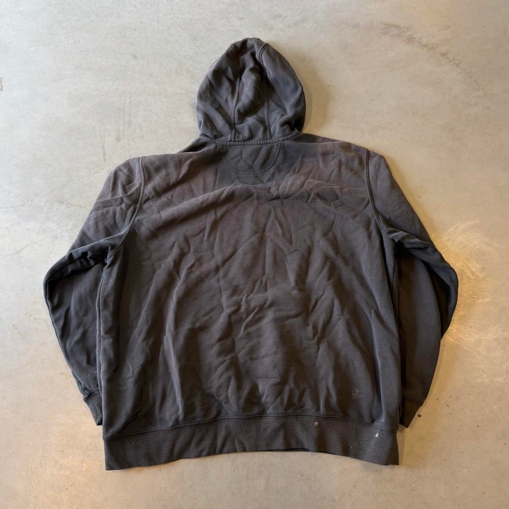 Vintage faded black thrashed Carhartt heavyweight hoodie - Picture 3 of 6